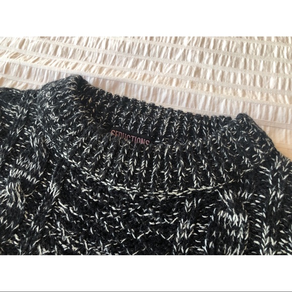 Cable Knit Long Sleeve Sweater Dress - Picture 3 of 16